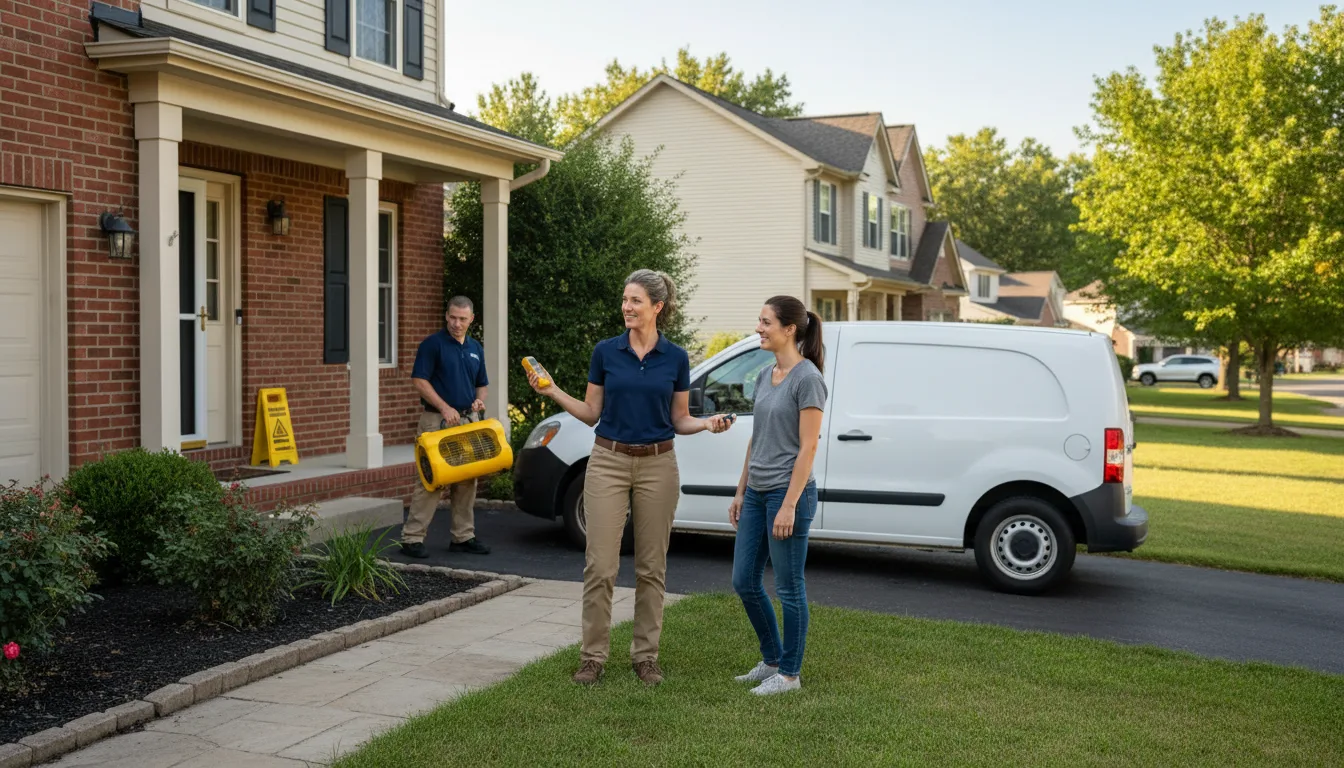 Water restoration image for Emergency Water Removal Services in Bourneville, OH